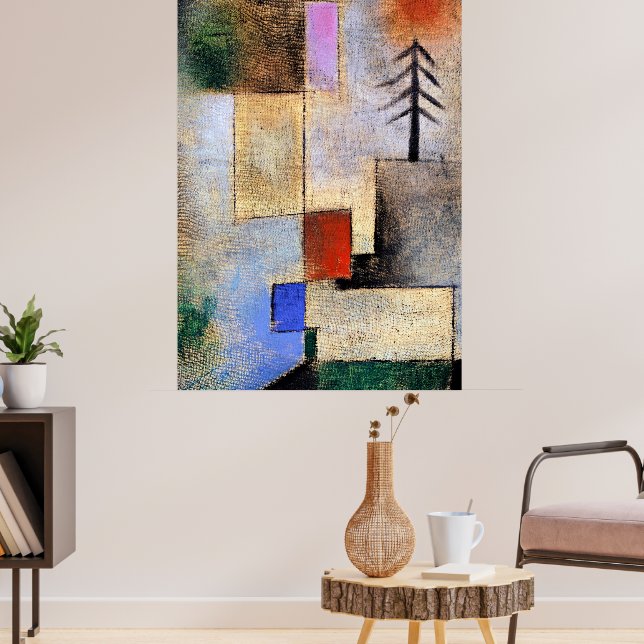 Klee - Small Fir Picture Poster (Living Room 3)