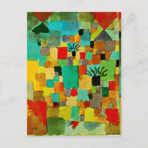 Klee - Southern Tunisian Gardens-1919 Postcard