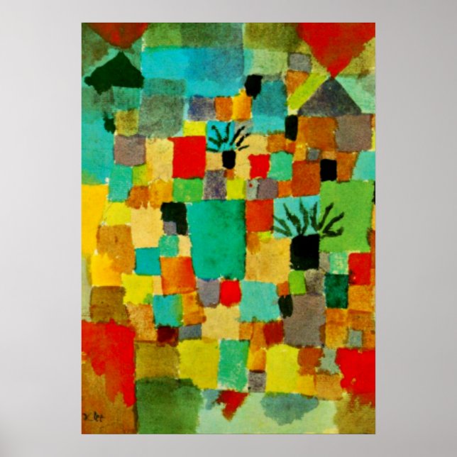 Klee - Southern Tunisian Gardens-1919 Poster (Front)