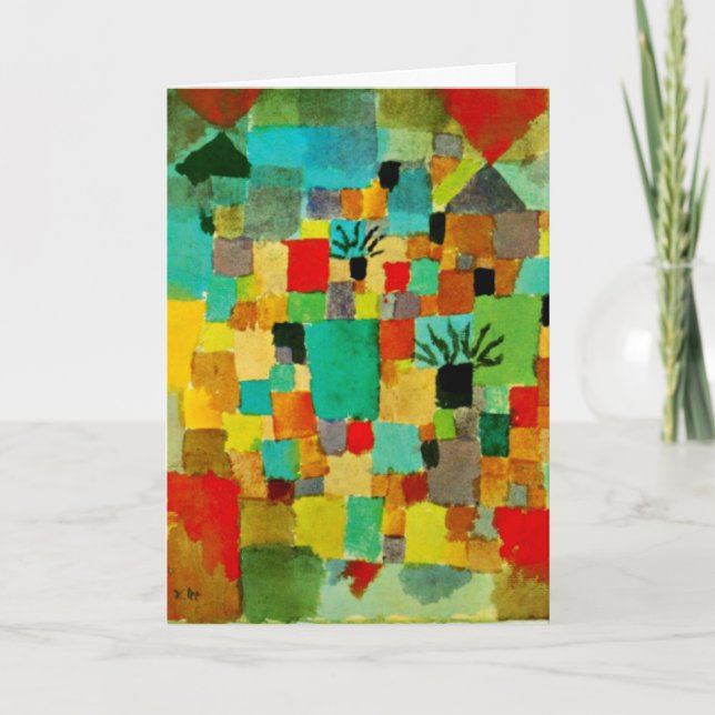 Klee - Southern Tunisian Gardens Card (Front)