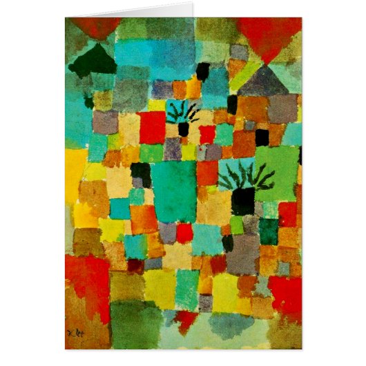 Klee - Southern (Tunisian) Gardens Cards (Front)