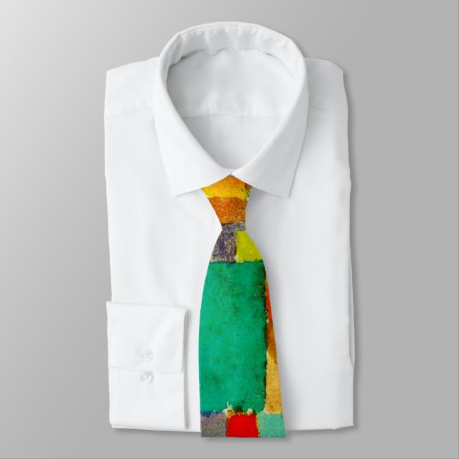 Klee - Southern Tunisian Gardens Neck Tie (Tied)