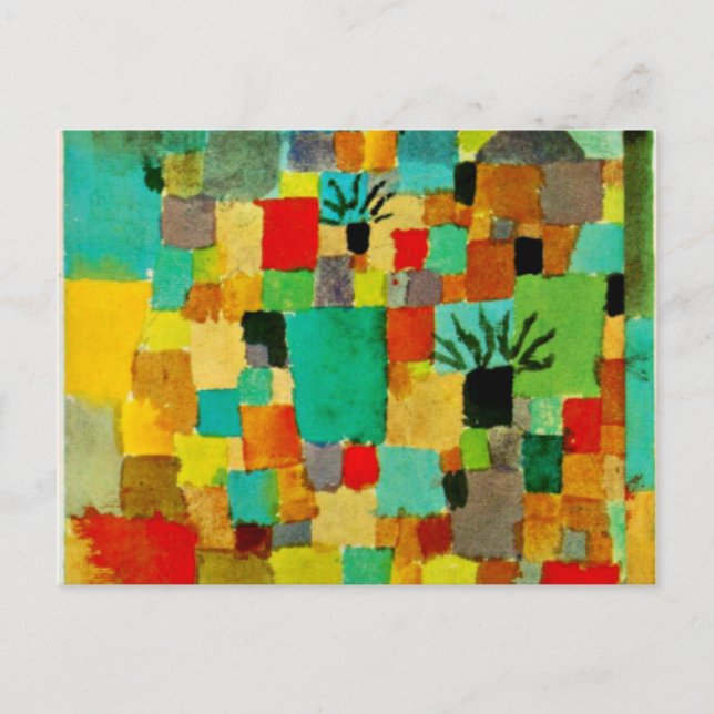 Klee - Southern Tunisian Gardens Postcard (Front)