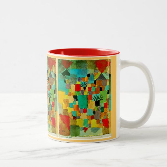Klee - Southern (Tunisian) Gardens Two-Tone Coffee Mug (Right)