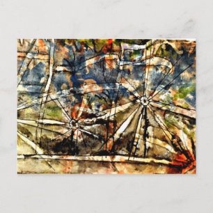 Klee - Street Lamps Postcard