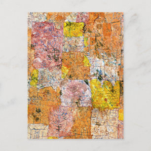 Klee - Suburban Idyll (garden city idyll) Postcard