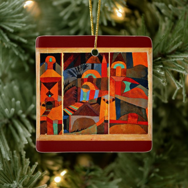 Klee - Temple Gardens Ceramic Ornament (Tree)