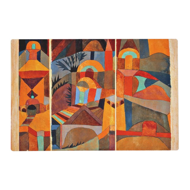 Klee - Temple Gardens Placemat (Front)