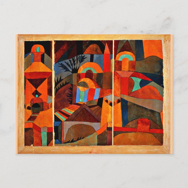 Klee - Temple Gardens Postcard (Front)