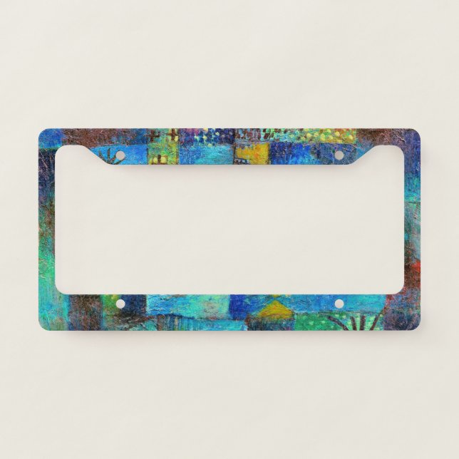 Klee - Terraced Garden License Plate Frame (Front)