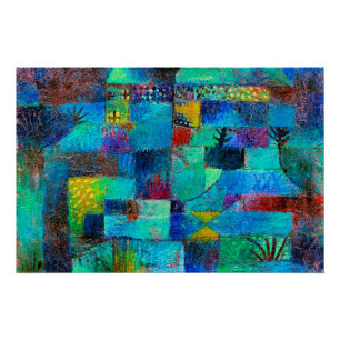 Klee - Terraced Garden Poster