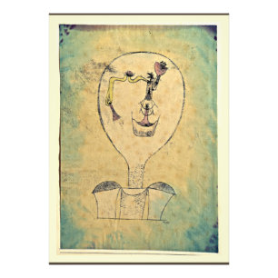 Klee - The Beginnings of a Smile Photo Print