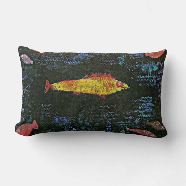 Klee - The Goldfish Lumbar Pillow (Front)