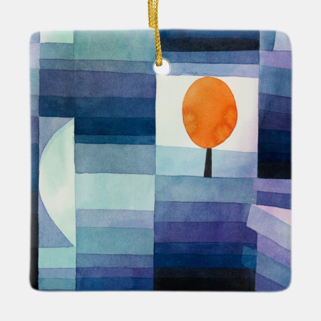 Klee - The Harbinger of Autumn Ceramic Ornament (Front)