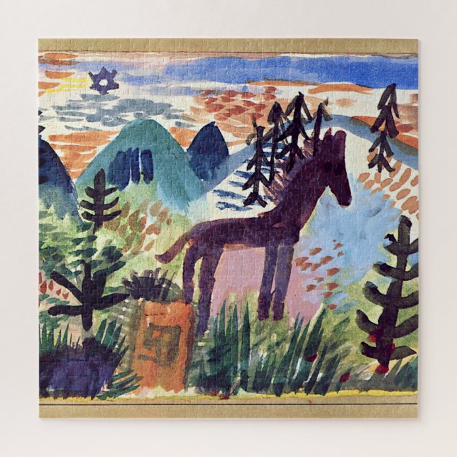 Klee - The Horse Jigsaw Puzzle (Vertical)