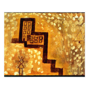 Klee - The House on High Photo Print