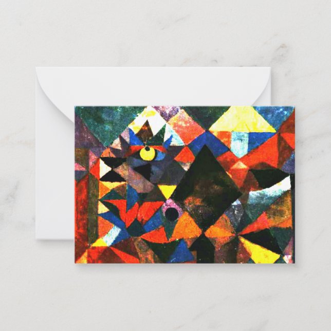 Klee - The Light and so Much Else Note Card (Front)