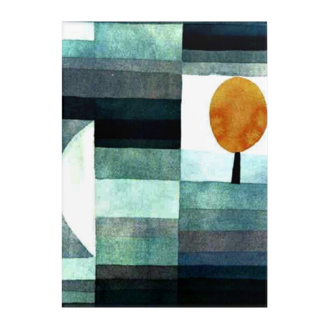 Klee - The Messenger of Autumn Acrylic Print (Front)