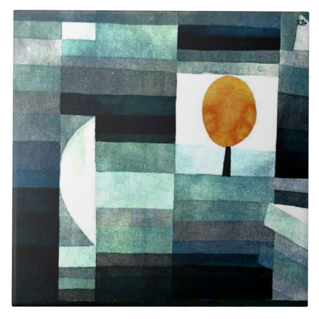 Klee - The Messenger of Autumn Ceramic Tile (Front)
