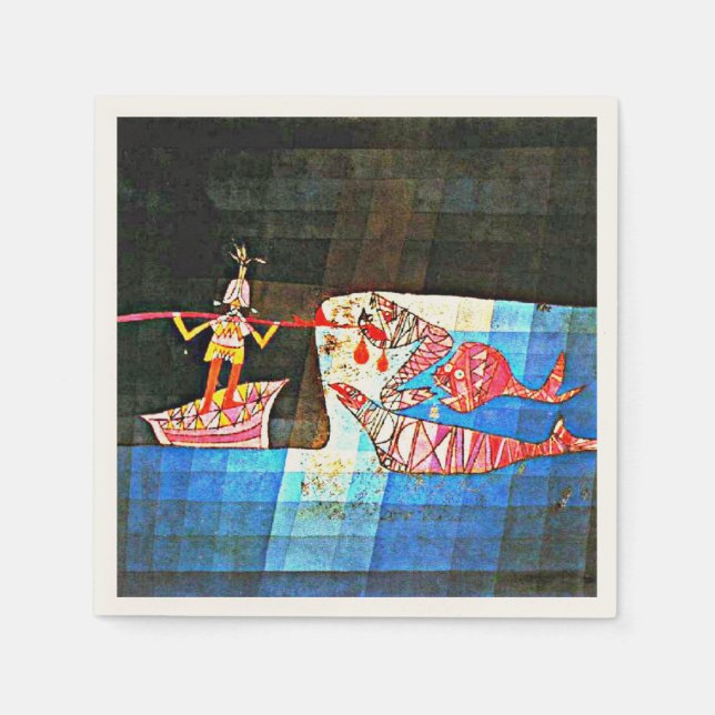 Klee - The Seafarer, Napkins (Front)