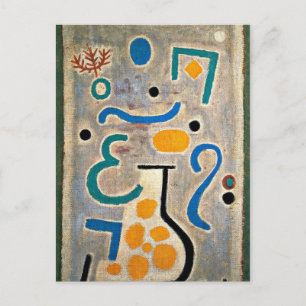 Klee - The Vase-1938 Postcard