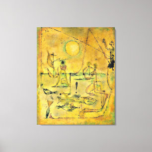 Klee - They're Biting Canvas Print