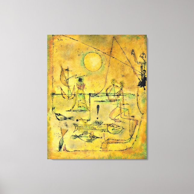 Klee - They're Biting Canvas Print (Front)