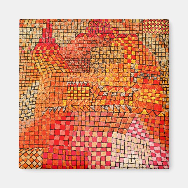 Klee - Town Castle  Kr. Magnet (Front)