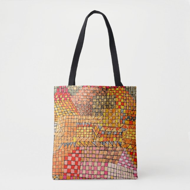 Klee - Town Castle Kr. Tote Bag (Front)