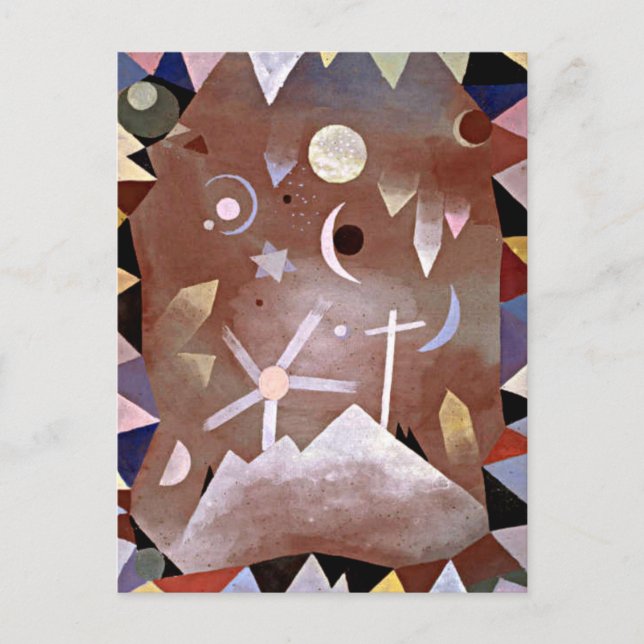 Klee - Uber Bergeshohe Postcard (Front)