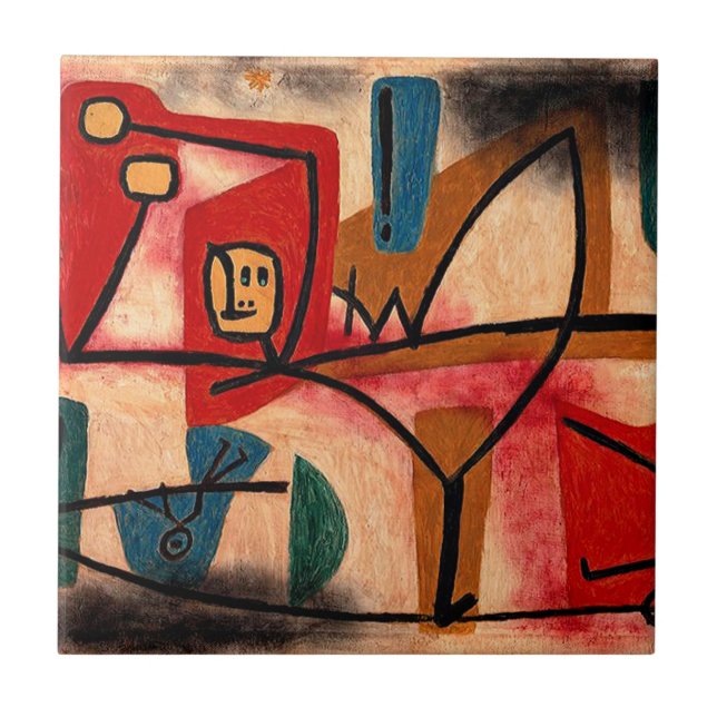 Klee - Ubermut Exuberance, Ceramic Tile (Front)