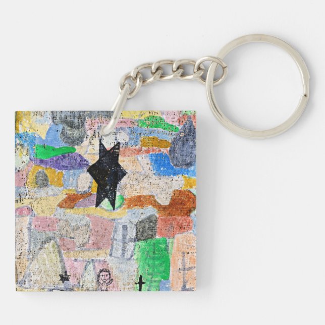 Klee - Under a Black Star, Keychain (Back)