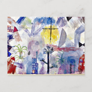 Klee - Unfinished Landscape Postcard