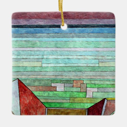 Klee _ View into the Fertile Country Ceramic Ornament