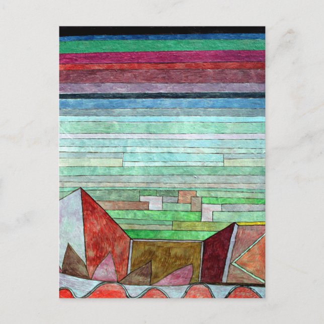 Klee - View into the Fertile Country Postcard (Front)