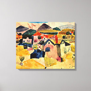 Klee - View of Saint Germain Canvas Print
