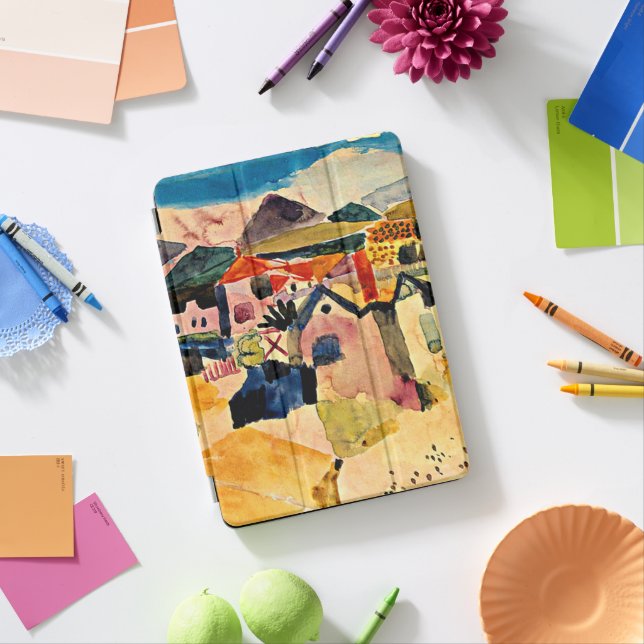 Klee - View of Saint Germain iPad Pro Cover (Desk)