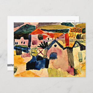 Klee - View of Saint Germain Postcard