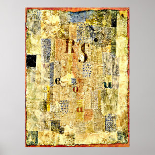 Klee - Vocal Fabric of the Singer Rosa Silber Poster