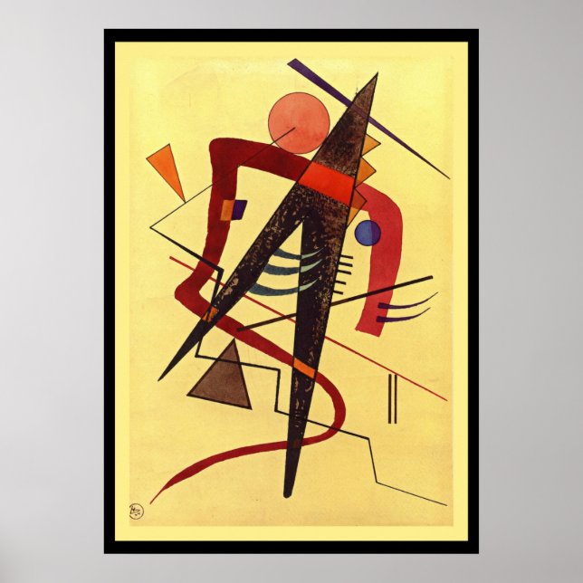 Klee - Warm, famous abstract painting Poster (Front)