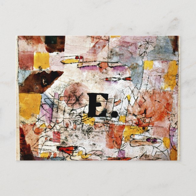 Klee - Waterfowl - Duck painting Postcard (Front)