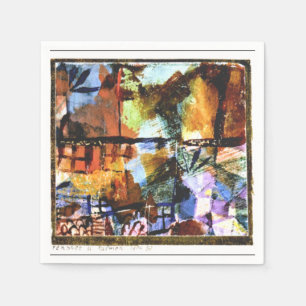 Klee - Windows and Palm Trees Napkins