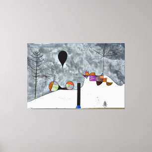 Klee - Winter, popular artwork, Canvas Print