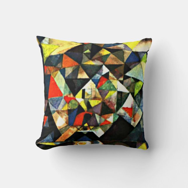 Klee - With the Egg Throw Pillow (Front)