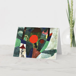 Klee - With the Setting Sun  Card