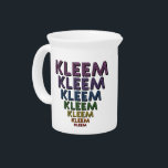 Kleem Klim Pitcher<br><div class="desc">kleem mantra
klim mantra
Seed Mantra for Spiritual Development
hindu mantra to attract love, wealth and luck into your life</div>