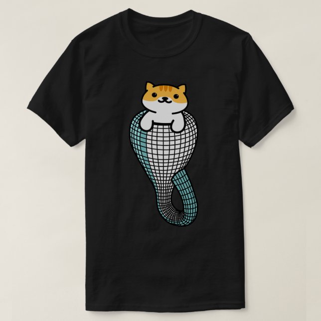 Klein Bottle Kitty  T-Shirt (Design Front)