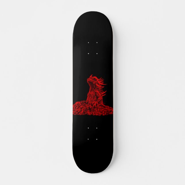 Kleine Rote Drache - Dragon Skateboard (Front)