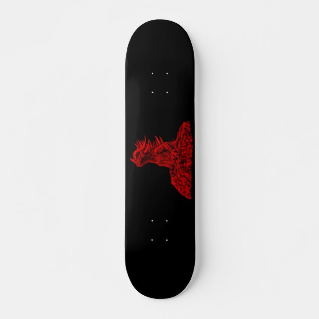 Kleine Rote Drache - Dragon Skateboard Deck (Front)