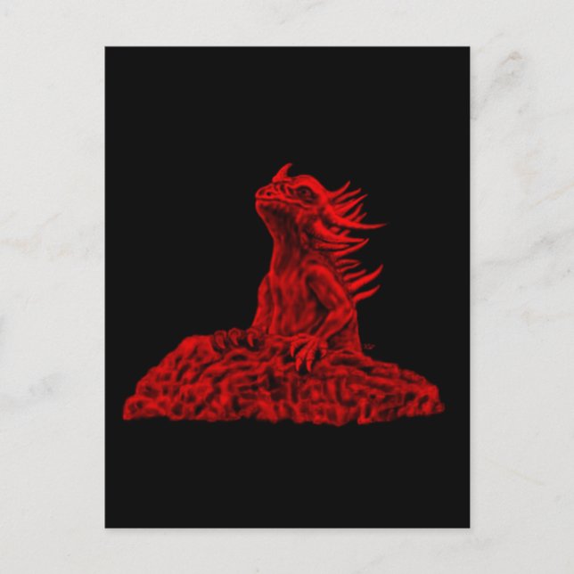 Kleine Rote Drache Postcard (Front)
